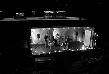 Eröffnung AUF DEN GLEISEN TRIO LACCASAX Stellwerk Basel 2015